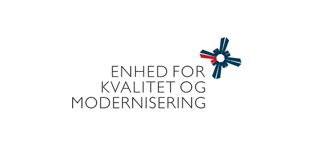Logo for Enhed for kvalitet og modernisering
